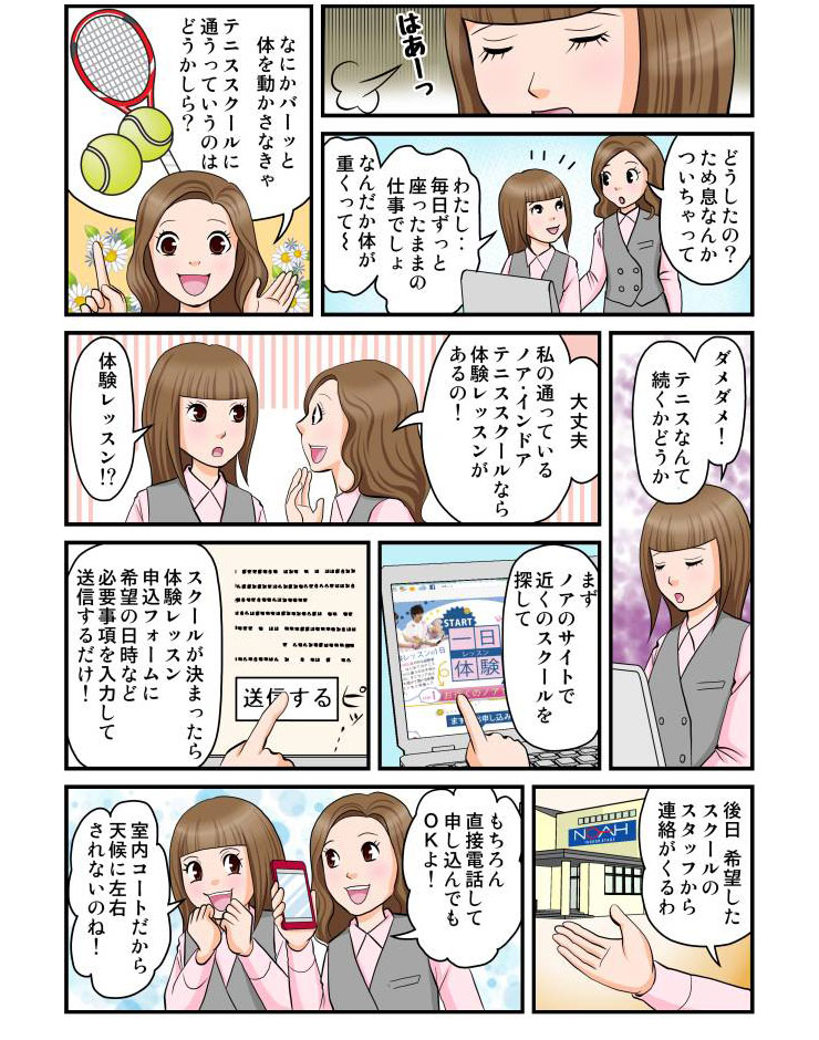 漫画で読むノアの体験レッスン P.1